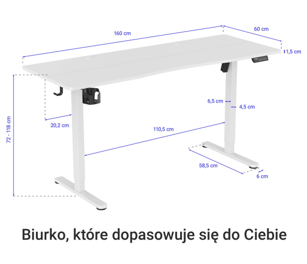 Silver Monkey ED-160 Essential Białe - 1337783 - zdjęcie 4