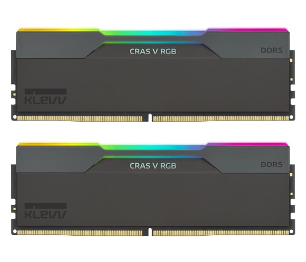 KLEVV 32GB (2x16GB) 6400 CL32 Cras V Black RGB - 1580883 - zdjęcie
