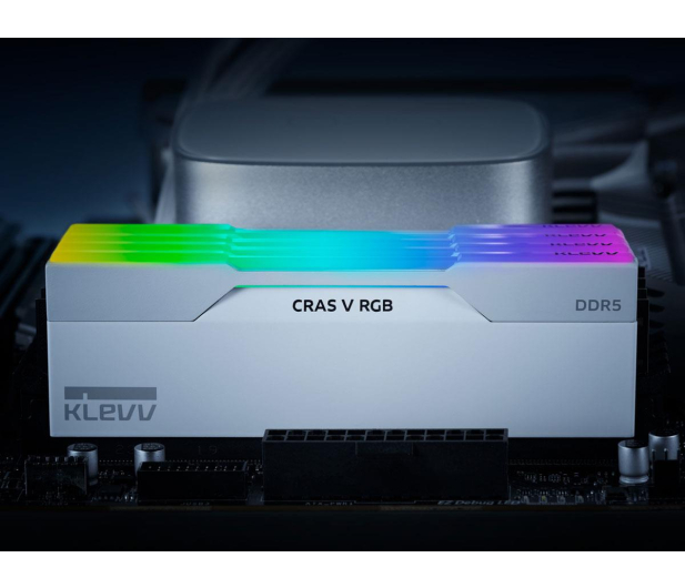 KLEVV 32GB (2x16GB) 6400 CL32 Cras V White RGB - 1580888 - zdjęcie 12