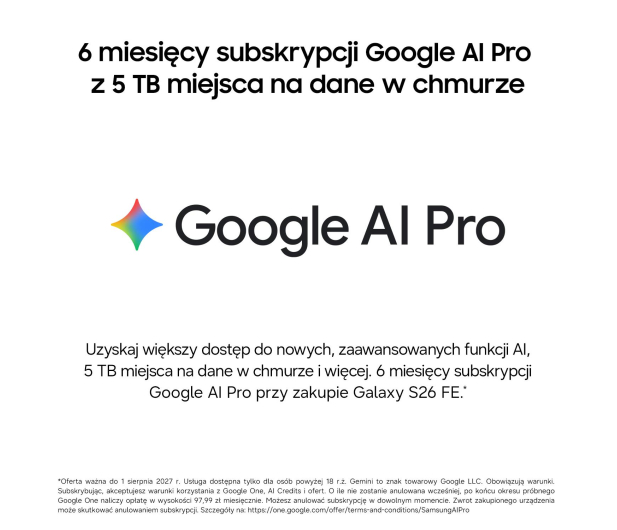 Samsung Galaxy S26 FE 5G 8/128GB Czarny - 1576486 - zdjęcie 5