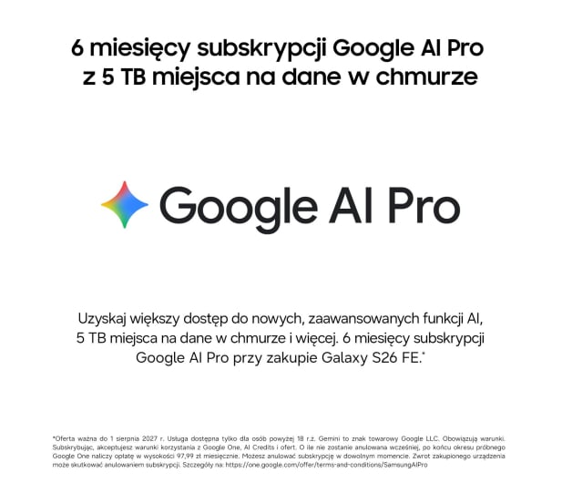 Samsung Galaxy S26 FE 5G 8/128GB Fioletowy - 1576490 - zdjęcie 5