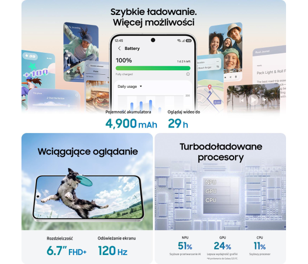 Samsung Galaxy S26 FE 5G 8/128GB Jasnozielony - 1576484 - zdjęcie 8