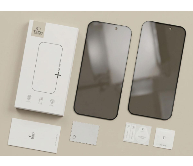 Tech-Protect Szkło Prywatyzujące Glass Spy+ 2-Pack Do Iphone 18 Pro - 1586928 - zdjęcie 7