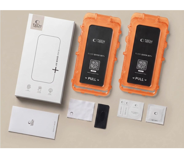 Tech-Protect Szkło Prywatyzujące Quick Set Spy+ 2-Pack Do Iphone 18 Pro - 1586930 - zdjęcie 6