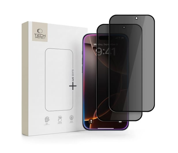 Tech-Protect Szkło Prywatyzujące Glass Spy+ 2-Pack Do Iphone 18 Pro Max - 1586927 - zdjęcie