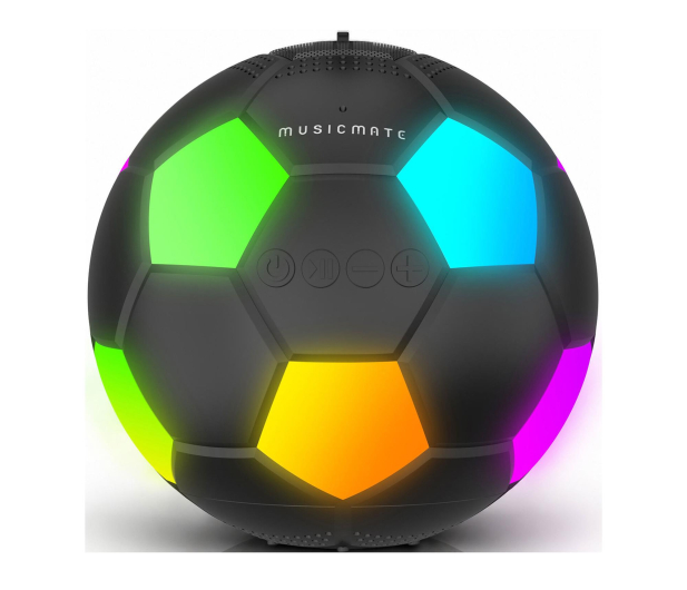 MusicMate Głośnik Bluetooth MM-SB40-B FootballWave LED - 1588478 - zdjęcie 2