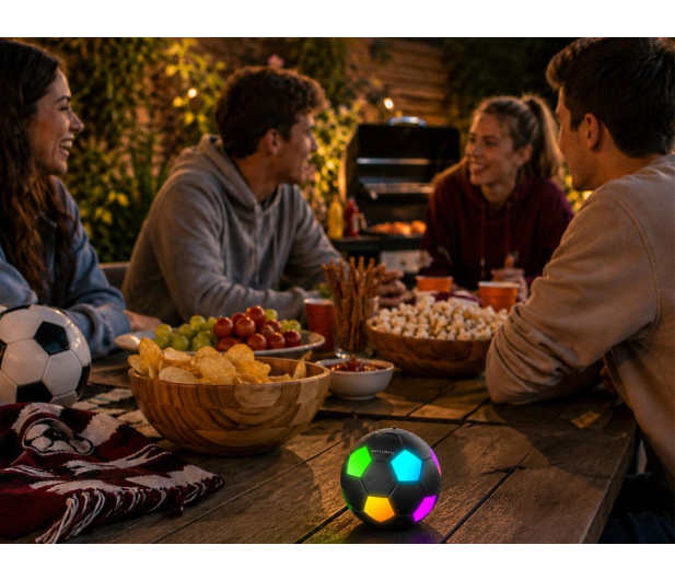 MusicMate Głośnik Bluetooth MM-SB40-B FootballWave LED - 1588478 - zdjęcie 7