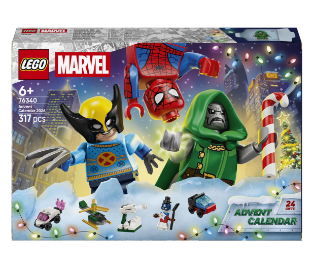 LEGO 76340 MARVEL Kalendarz adwentowy 2026 - 1589412 - zdjęcie