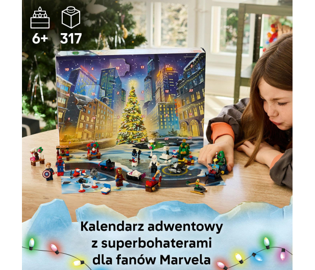 LEGO 76340 MARVEL Kalendarz adwentowy 2026 - 1589412 - zdjęcie 4