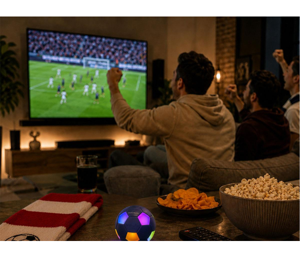 MusicMate Głośnik Bluetooth MM-SB40-N FootballWave LED - 1588479 - zdjęcie 8
