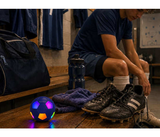 MusicMate Głośnik Bluetooth MM-SB40-N FootballWave LED - 1588479 - zdjęcie 5