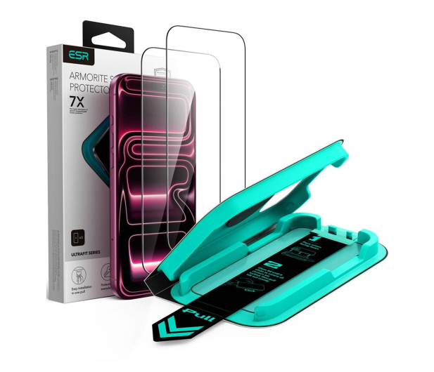 ESR Szkło Hartowane Ultrafit Armorite Tempered Glass 2-Pack Do I - 1586918 - zdjęcie