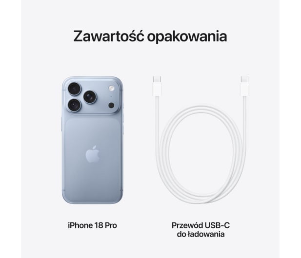 Apple iPhone 18 Pro 256GB błękit lodowca - 1593638 - zdjęcie 13