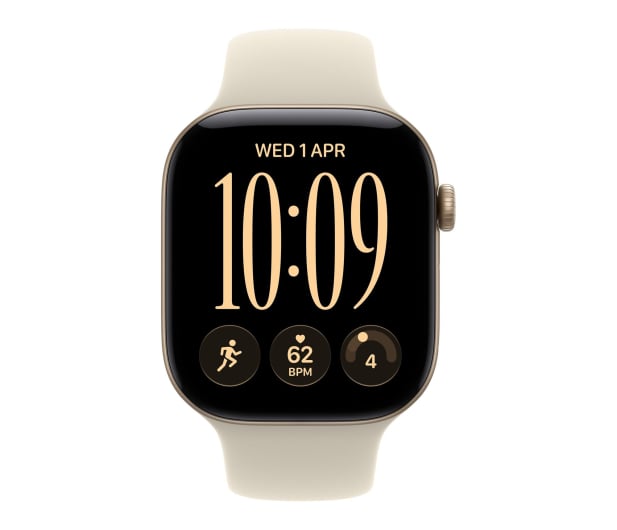 Apple Watch 12 42/Jasne złoto Alu/Piaskowy Pasek M/L 5G - 1594065 - zdjęcie 2