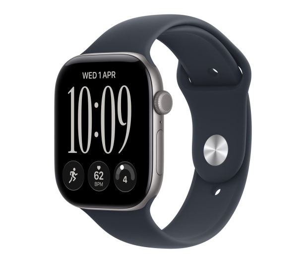Apple Watch 12 46/Gwiezdna szarość Alu/Granatowy Pasek M/L GPS - 1594053 - zdjęcie