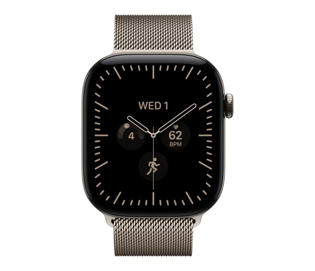 Apple Watch 12 46/Naturalny tytan/Mediolańska Bransoleta S/M 5G - 1594084 - zdjęcie 2