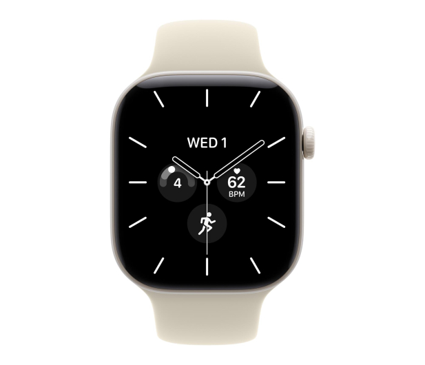 Apple Watch 12 42/Biała perła Ceramika/Piaskowy Pasek S/M 5G - 1594090 - zdjęcie 2