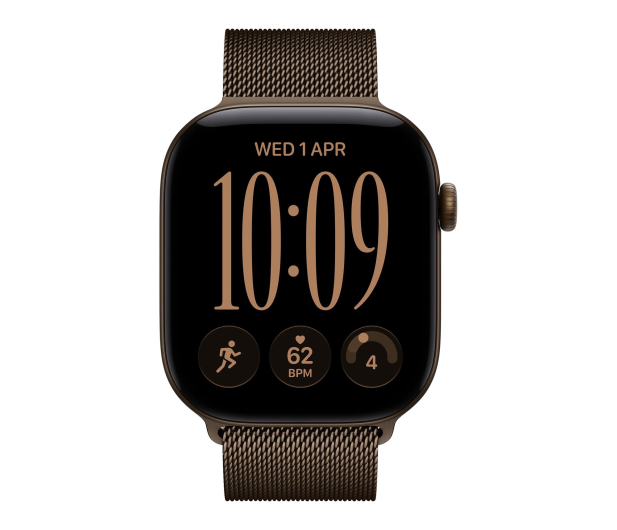 Apple Watch 12 42/Ciemny brąz Alu/Ciemny brąz Mediolańska GPS - 1594100 - zdjęcie 2