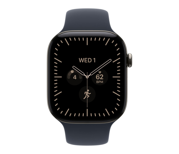 Apple Watch 12 42/Naturalny tytan/Granatowy Pasek S/M 5G - 1594076 - zdjęcie 2