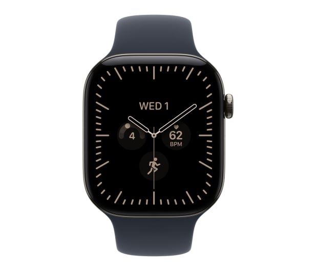 Apple Watch 12 46/Naturalny tytan/Granatowy Pasek S/M 5G - 1594082 - zdjęcie 2