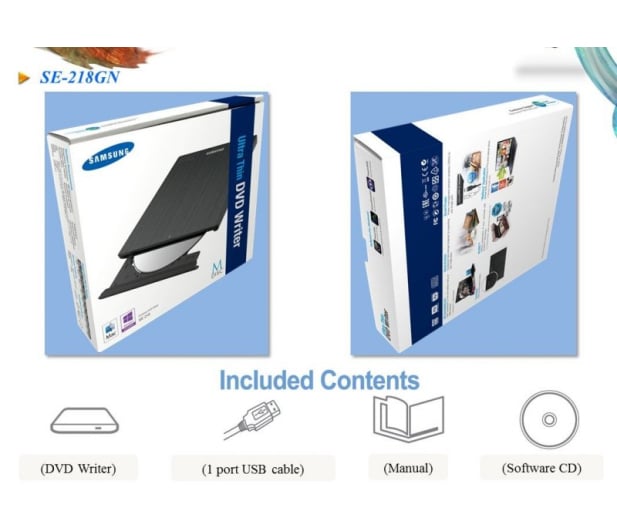 Samsung SE-218GN Slim USB czarna - 216538 - zdjęcie 4