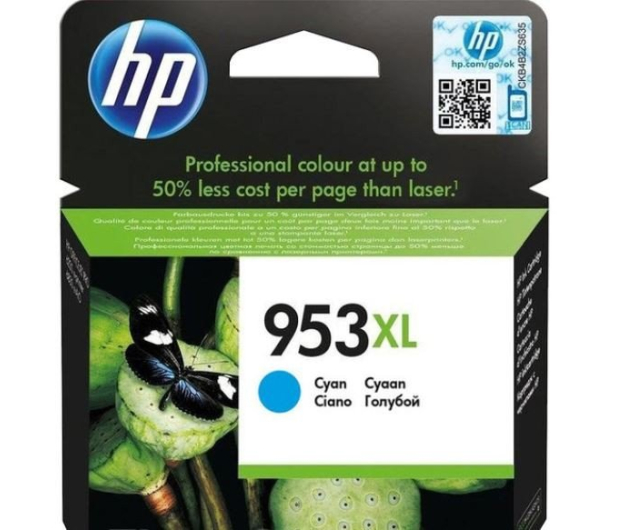 HP 953XL cyan do 1600str. Instant Ink - 307908 - zdjęcie