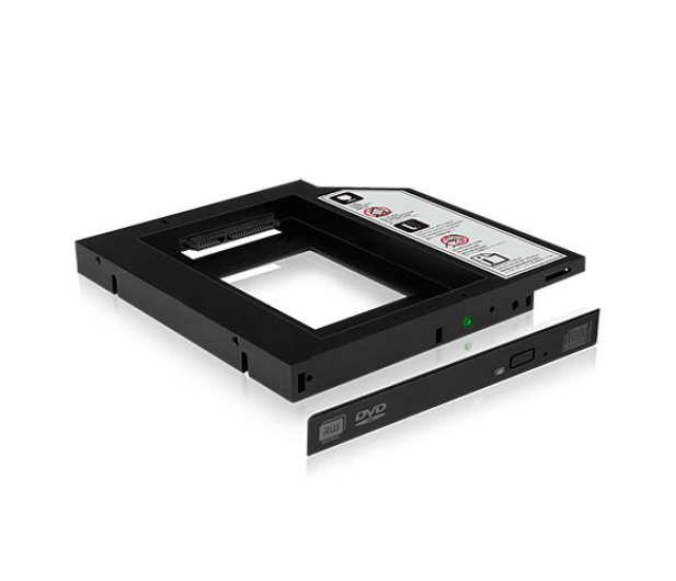 ICY BOX Adapter na dysk 2.5" do laptopa (slot DVD 12.7mm) - 162134 - zdjęcie