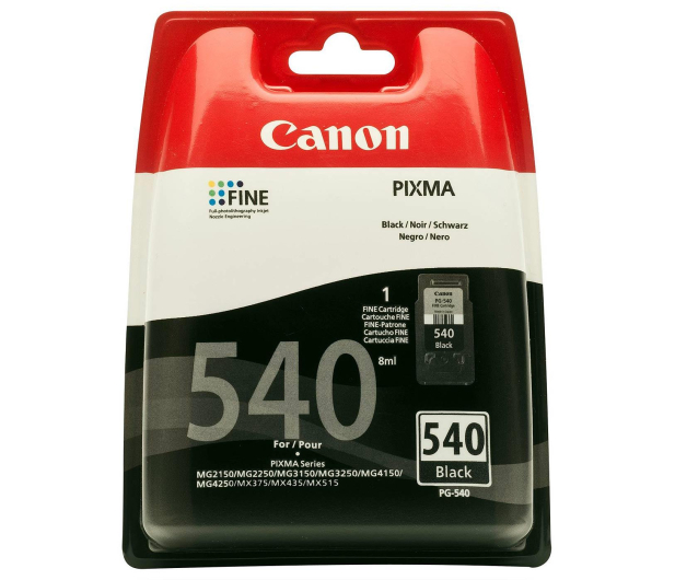 Canon PG-540 black 180 str. 5225B005 - 168103 - zdjęcie 4