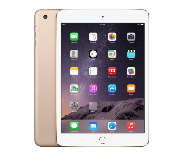 Apple NEW iPad mini 3 128GB Gold - 212428 - zdjęcie