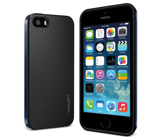 Spigen iPhone 5/5s Neo Hybrid Metal Slate - 214572 - zdjęcie