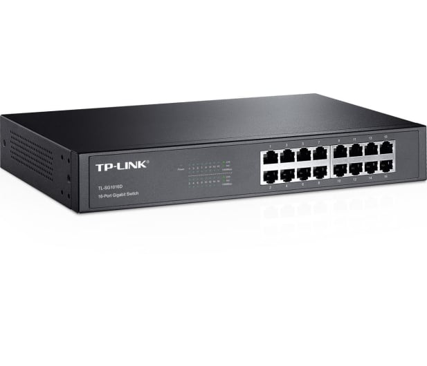 TP-Link 16p TL-SG1016D Rack (16x10/100/1000Mbit) - 59958 - zdjęcie 2