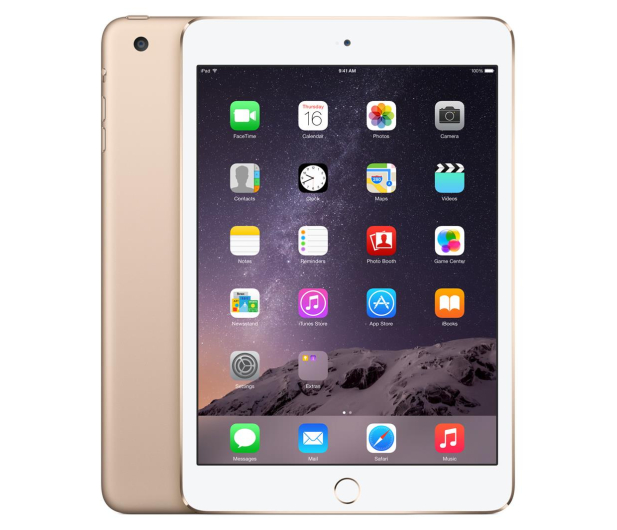 Apple NEW iPad mini 3 16GB + modem Gold - 212432 - zdjęcie