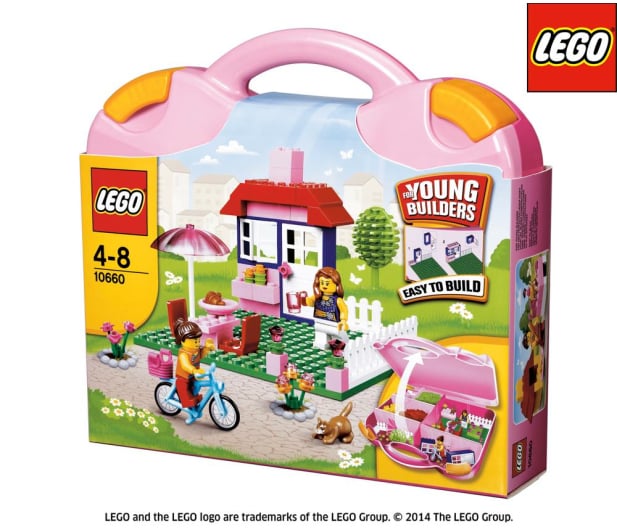 Treasure Bend water the flower LEGO Bricks & More Różowa walizka - Klocki LEGO® - Sklep internetowy - al.to