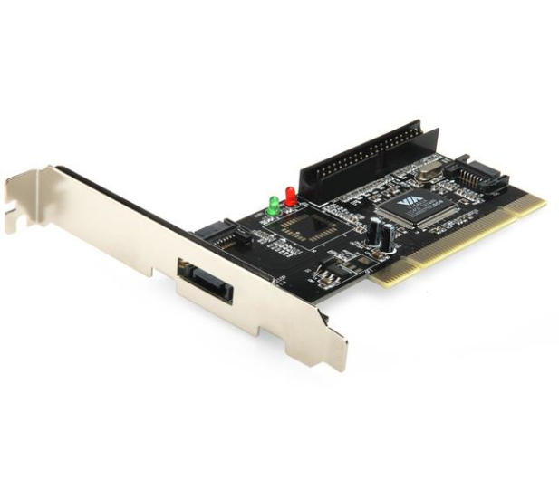 Gembird SATA 1.0 x3 + ATA na PCI (RAID, std i low-profile) - 172862 - zdjęcie
