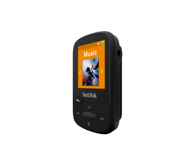 SanDisk Clip Sport 4GB Black (microSD, słuchawki, FM, LCD) - 173415 - zdjęcie 2