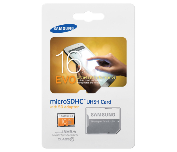 Samsung 16GB microSDHC Evo odczyt 48MB/s + adapter SD - 182044 - zdjęcie 4