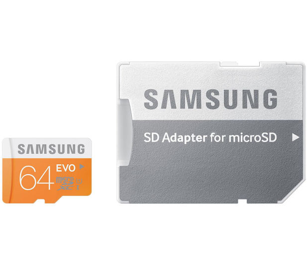 Samsung 64GB microSDXC Evo odczyt 48MB/s + adapter SD - 182050 - zdjęcie 2