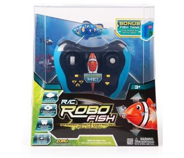 TM Toys Robo Fish rybka na radio niebieska - 208633 - zdjęcie 2