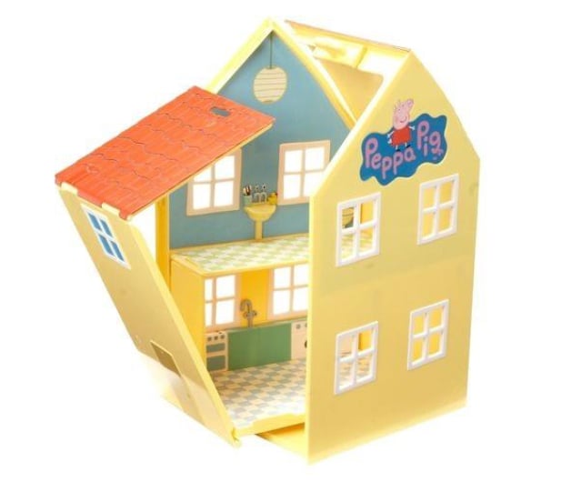 TM Toys Świnka Peppa Domek deluxe z 4 figurkami PEP04840 - 206837 - zdjęcie 4