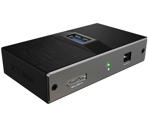 ICY BOX Hub USB 3.0 (4 porty) 1x port ładujący + zasilacz - 207678 - zdjęcie 2