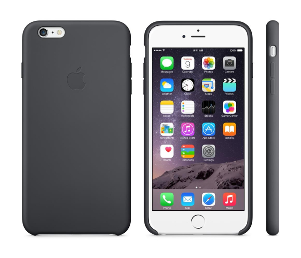 Apple iPhone 6 Plus/6s Plus Silicone Case Czarne - 208057 - zdjęcie 2