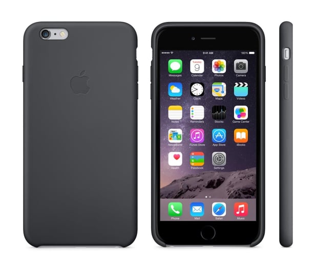 Apple iPhone 6 Plus/6s Plus Silicone Case Czarne - 208057 - zdjęcie 3