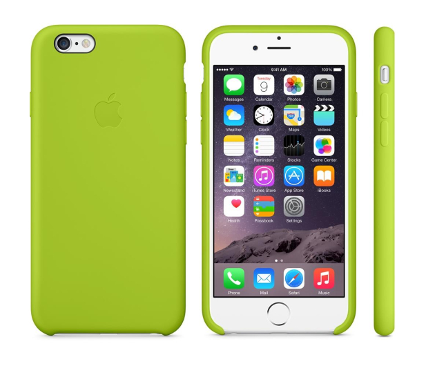 Apple iPhone 6/6s Silicone Case Zielone - 208056 - zdjęcie 2