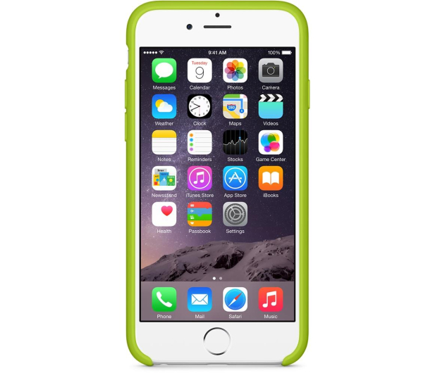 Apple iPhone 6/6s Silicone Case Zielone - 208056 - zdjęcie 4