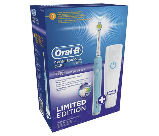 Oral-B Professional Care 700 biało-niebieska - 208760 - zdjęcie 3