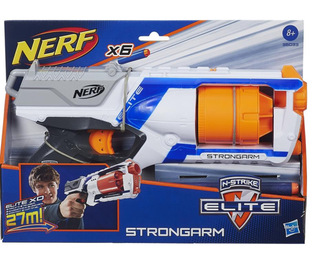 NERF N-Strike Elite Wyrzutnia Strongarm - 162672 - zdjęcie 3