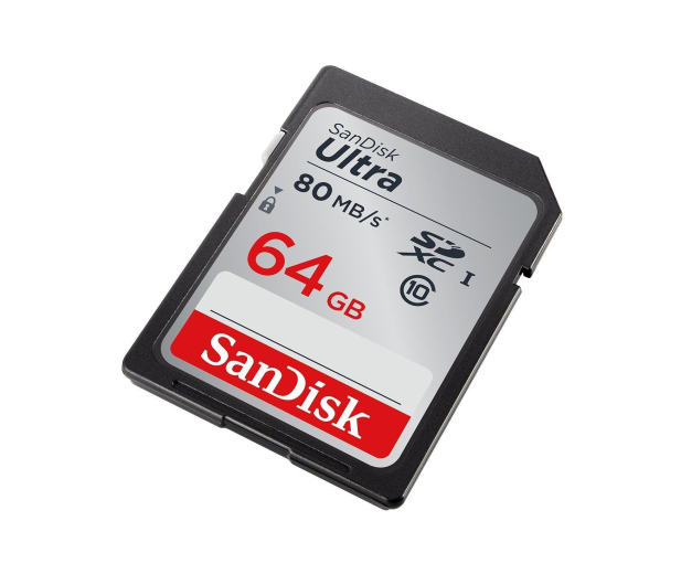 SanDisk 64GB SDXC Ultra Class10 80MB/s UHS-I - 267052 - zdjęcie 2