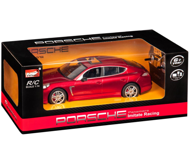 Mega Creative Samochód Porsche na radio czerwony - 268730 - zdjęcie