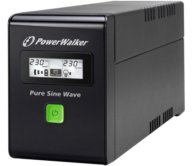 Power Walker LINE-INTERACTIVE (800VA/480W, 3x IEC, USB, LCD) - 176706 - zdjęcie 3