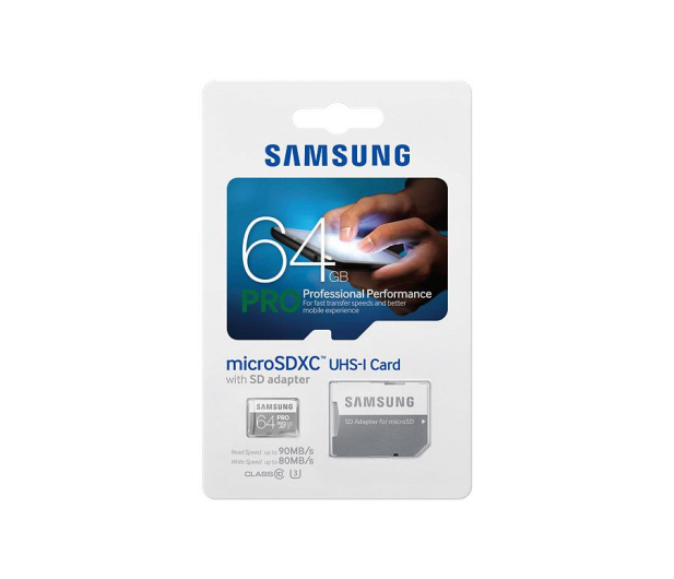 Samsung 64GB microSDXC Pro zapis 80MB/s odczyt 90MB/s - 268160 - zdjęcie 5